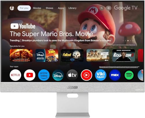 MONITOR ASUS LED 27" Wide ZenScreen Smart MS27UC IPS 3840x2160 5ms 350cd/m² 2x5W MM Reg.inH HDMI DP USB-C Docking Google TV - Disponibile in 2-4 giorni lavorativi ASUS