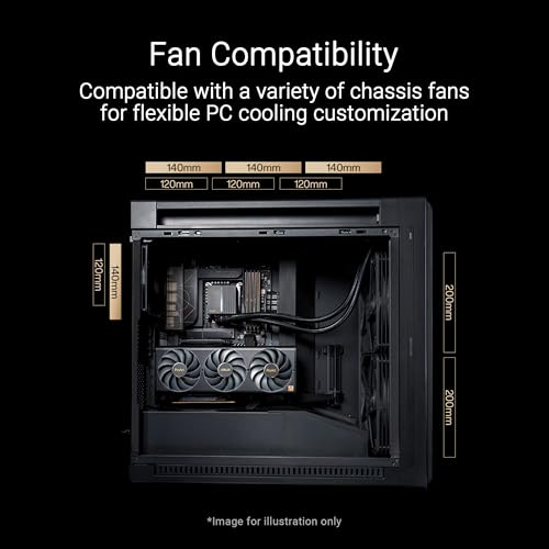 ASUS ProArt PA602 Wood Edition Case Mid Tower Vetro Temperato No-Power E-ATX/ATX/mATX/Mini-ITX ASUS