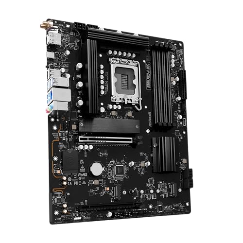 ASRock B860 Pro-A WiFi Intel B860 4*DDR5 3*M.2 4*SataIII sk1851 HDMI/Displayport ATX - Disponibile in 2-4 giorni lavorativi AsRock