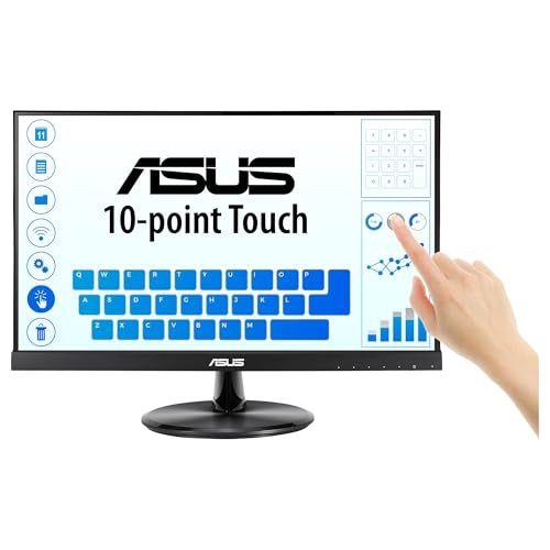 Asus VT229H Monitor Touch 21,5" IPS 60Hz Full HD 5ms Multimediale HDMI/VGA - Disponibile in 2-4 giorni lavorativi ASUS