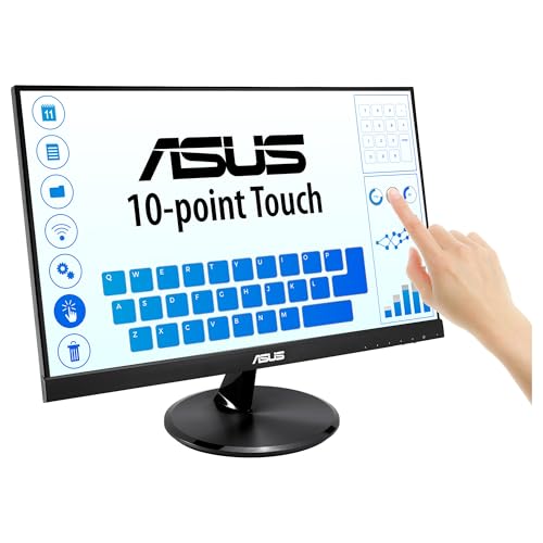 Asus VT229H Monitor Touch 21,5" IPS 60Hz Full HD 5ms Multimediale HDMI/VGA - Disponibile in 2-4 giorni lavorativi ASUS