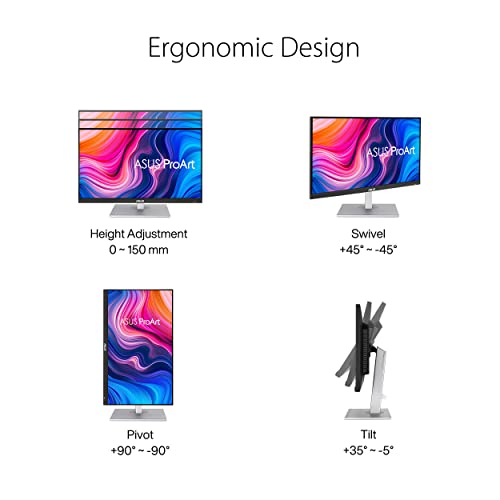 ASUS ProArt PA278CV Monitor 27" IPS 75Hz 2K WQHD Multimediale 2*USB HDMI/2*DisplayPort - Disponibile in 2-4 giorni lavorativi ASUS