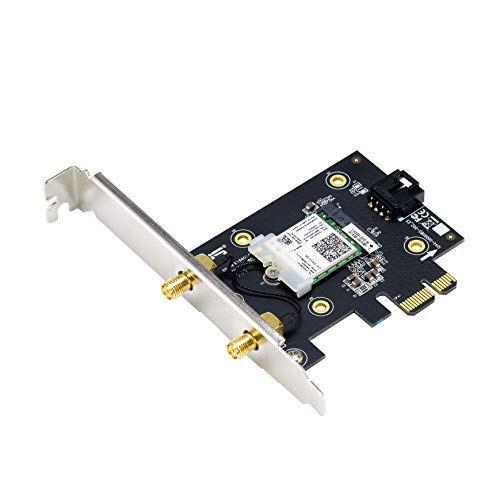 Asus PCE-AX3000 Scheda di Rete Interna Wi-Fi AX Dual Band 3000Mbps BT 5 PCi Ex 1x - Disponibile in 2-4 giorni lavorativi ASUS