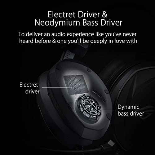 Asus ROG Theta Electret Cuffie Gaming con Microfono jack 3.5mm PC/Mac/PS4/XOne/Switch ASUS