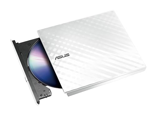 Asus SDRW-08D2SU-WHT DVD Supermulti 8x Esterno SLIM USB Bianco - Disponibile in 2-4 giorni lavorativi ASUS