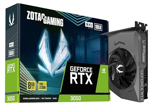 Zotac GeForce RTX 3050 Gaming Eco Solo 8GB GDDR6 HDMI/3*DisplayPort PCI Ex. 4.0 16x - Disponibile in 2-4 giorni lavorativi ZOTAC