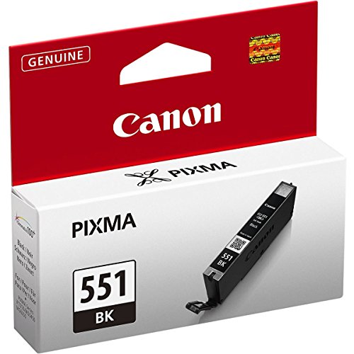 INK CANON CLI-551BK Nero 7ML X PIXMA IP7250 MG6350 MG5450 MG5550 MG6450 MG7150 IX6850 IP8750 MX725 MX925 - Disponibile in 2-4 giorni lavorativi CANON