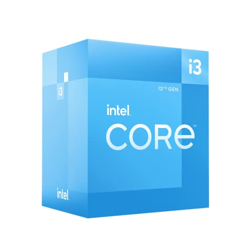 CPU INTEL CORE i3-12100 (ALDER LAKE) 3.3 GHz - 12MB SKT 1700 pin - BOX - BX8071512100 - Disponibile in 2-4 giorni lavorativi INTEL