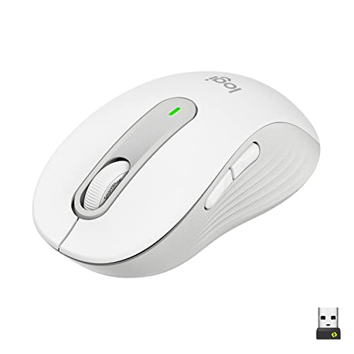 Logitech Signature M650 L for Business Mouse Ottico 4000DPI 5 Tasti Wireless/Bluetooth Off-White LOGITECH