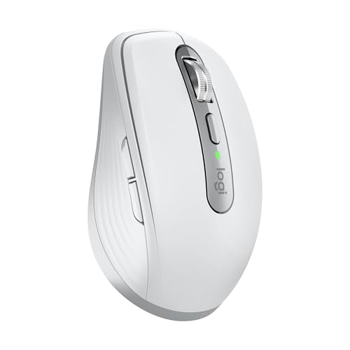 Logitech MX Anywhere 3S Mouse Ottico 8000DPI 6 Tasti Wireless/Bluetooth Pale Grey LOGITECH