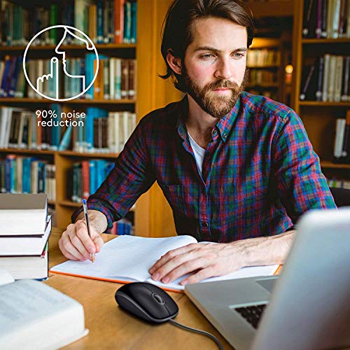 Logitech M110 Silent Mouse Ottico 1000DPI 3 Tasti USB LOGITECH