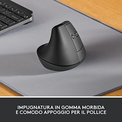 Logitech Lift Mouse Verticale Ottico Wireless 4 Tasti 4000dpi LOGITECH