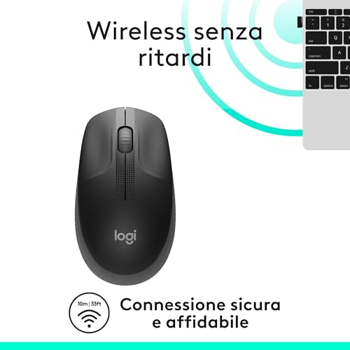 Mouse Wireless Logitech M190 Nero GameSIDE&Tech