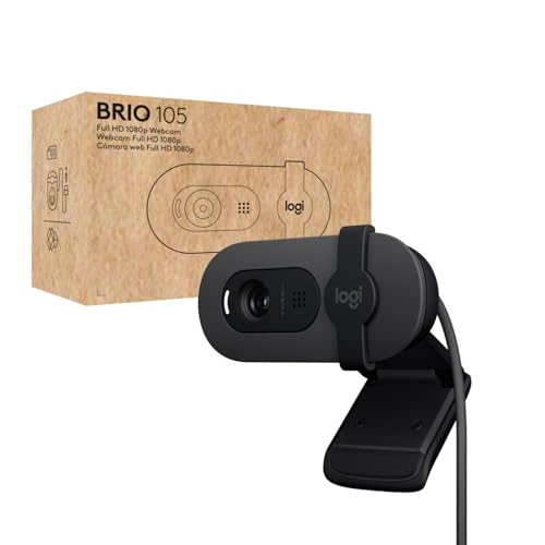 Logitech Brio 105 WebCam con Microfono 1080p/30fps USB LOGITECH