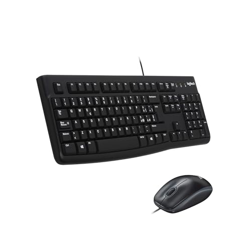 Kit Tastiera Mouse USB Logitech MK120 Nero Layout Italiano GameSIDE&Tech