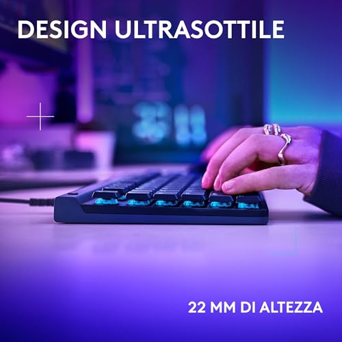 Logitech G G515 TKL RGB Tastiera Meccanica Switch GL USB Layout US LOGITECH