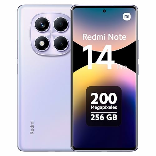 Xiaomi Redmi Note 14 Pro 256GB 6,67" 4G Dual-Sim Xiaomi HyperOS Aurora Purple - Disponibile in 2-4 giorni lavorativi Xiaomi