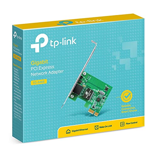 Scheda Di Rete LAN TP-Link TG-3468 10/100/1000Mbps PCI-Express x1 + Staffa Low Profile GameSIDE&Tech