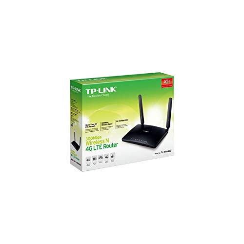 TP-Link TL-MR6400 Router 4G Wireless N 300Mbps Banda Singola Nero - Disponibile in 2-4 giorni lavorativi TP-LINK
