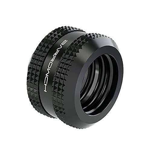 Barrow FBYKN-T14 V1 Connettore Fitting Dritto Tubo Rigido 14mm Nero Barrow