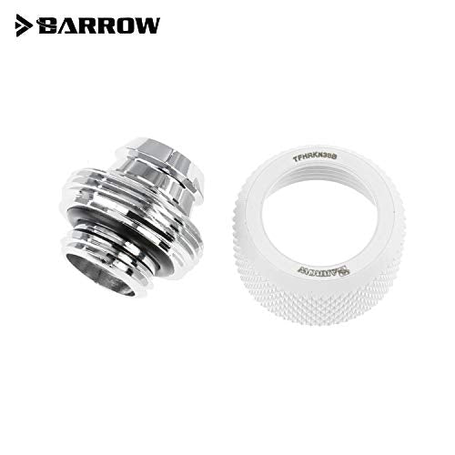 Barrow TFHRKN38B Connettore Compression Dritto G1/4 Tubo Morbido 9.5/12.7mm Bianco - Disponibile in 2-4 giorni lavorativi Barrow
