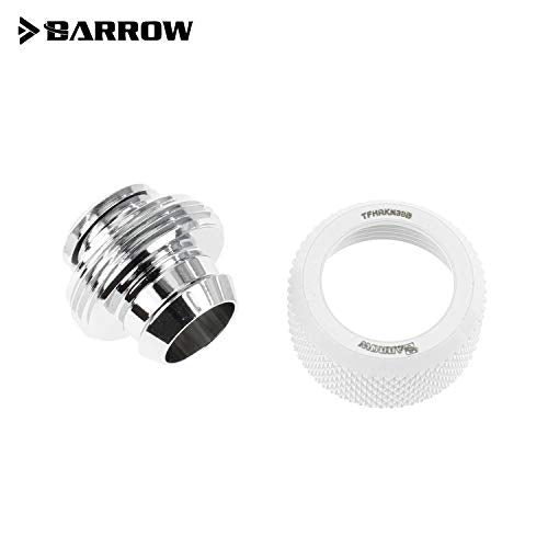 Barrow TFHRKN38B Connettore Compression Dritto G1/4 Tubo Morbido 9.5/12.7mm Bianco - Disponibile in 2-4 giorni lavorativi Barrow
