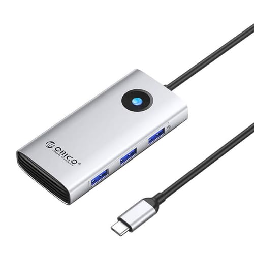Orico PW11-6PR Docking Station USB-C to USB/USB-C/HDMI/RJ45 Argento - Disponibile in 2-4 giorni lavorativi Orico
