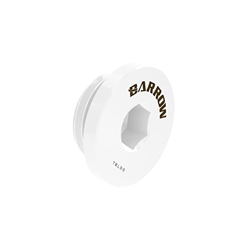 Barrow TBLDS Ultra Thin Tappo Plug Thread G1/4 Bianco - Disponibile in 2-4 giorni lavorativi Barrow
