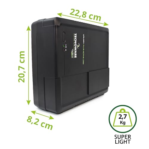 UPS TECNOWARE ERA PLUS ACTIVE 1200 1.200VA/840W Tecn LineInteractive con stabiliz comp con PFC Attivo PseudosinFGCERAPLAT1202SCH - Disponibile in 2-4 giorni lavorativi TECNOWARE