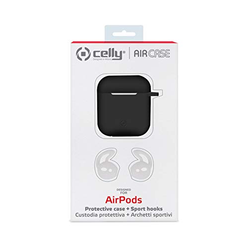 Celly Aircase Cover Custodia Apple Airpods Nero Celly