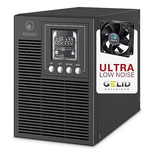 UPS ATLANTIS A03-OP1002XLN Server Online 1000VA (700W) Tower doppia batteria USB/EPO/RS232 1xIEC 2xSchuko LCD - Disponibile in 2-4 giorni lavorativi ATLANTIS