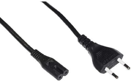 CAVO LINK ALIMENTAZIONE CON SPINA ITALIANA BIPOLARE - PRESA 8 FORM DIRITTA FEMMINA C7, 1.8MT, NERO, LKC718 - Disponibile in 2-4 giorni lavorativi LINK