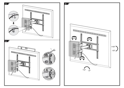 Digitus LKBR01 Staffa a muro per TV LCD/LED 32"-55" 35Kg 3 Snodi - Disponibile in 2-4 giorni lavorativi DIGITUS