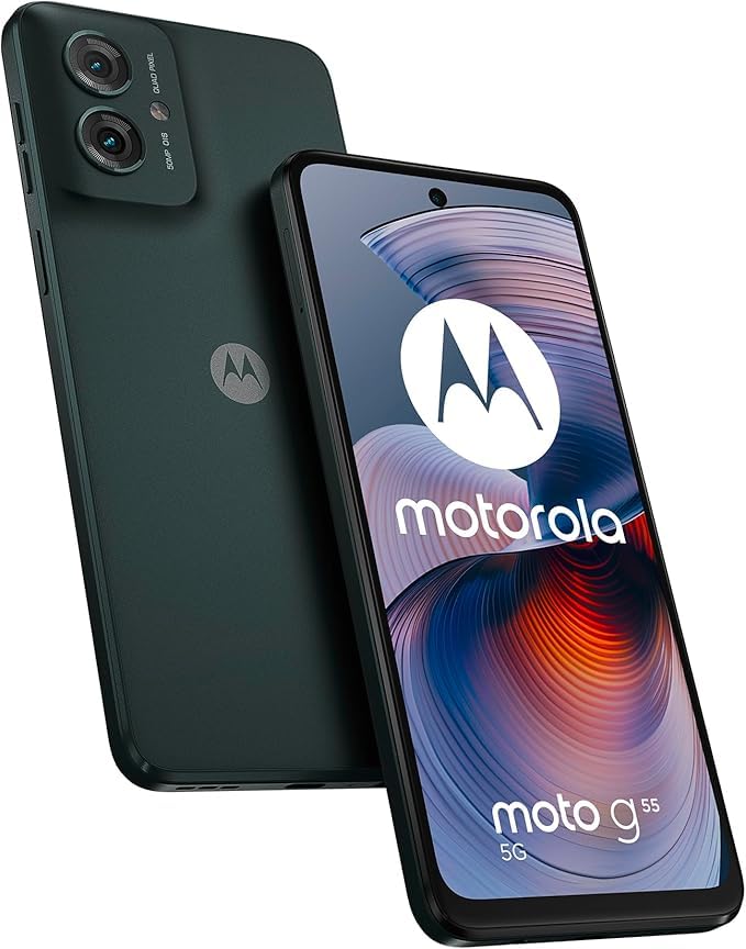 Motorola moto G55 5G 256GB 6.49" 5G Dual-Sim Android 14 Forest Grey - Disponibile in 2-4 giorni lavorativi Motorola