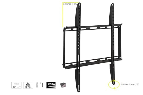 Digitus Staffa TV a muro 40kg 23"/47" Vesa 200x200 - Disponibile in 2-4 giorni lavorativi DIGITUS