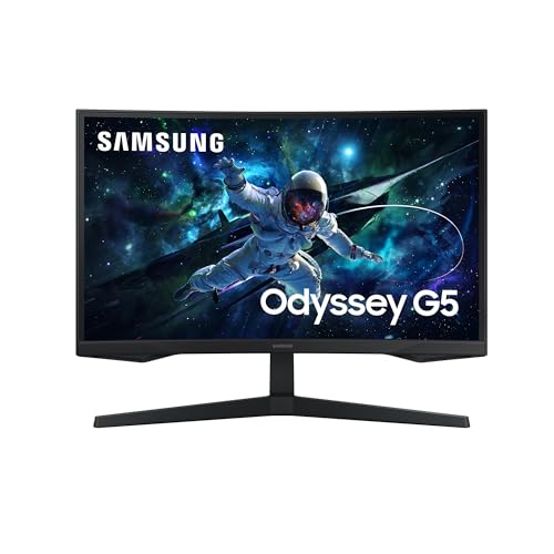 Samsung Odyssey G5 Monitor Curvo Gaming 27" VA 165Hz QHD 1ms HDMI/DisplayPort - Disponibile in 2-4 giorni lavorativi Samsung
