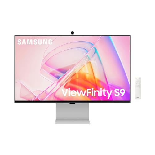 Samsung Monitor HRM ViewFinity S9 27'' IPS 5K Flat 60Hz 5ms UHD miniDP/Thundebolt Lightgray - Disponibile in 2-4 giorni lavorativi Samsung