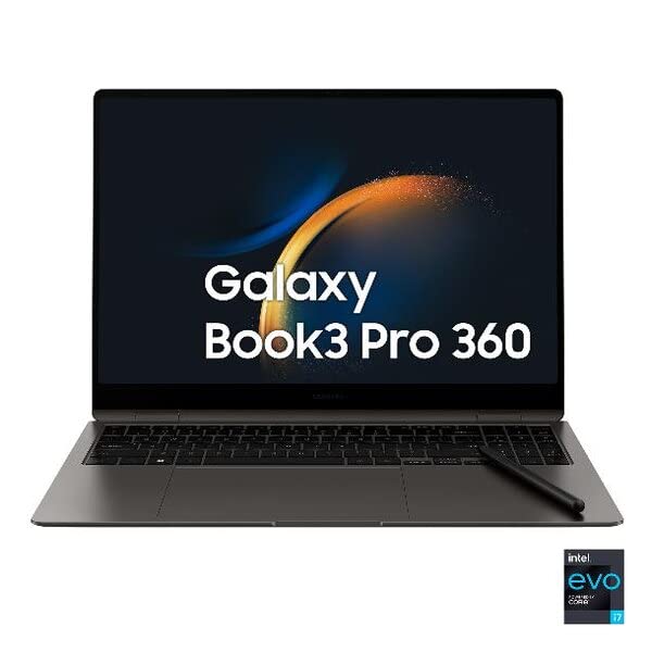 Samsung Galaxy Book3 Pro 360 Intel Core i7-1360P 16GB Intel Iris Xe SSD 512GB 16" Touch WQXGA Win 11 Pro - Disponibile in 2-4 giorni lavorativi Samsung