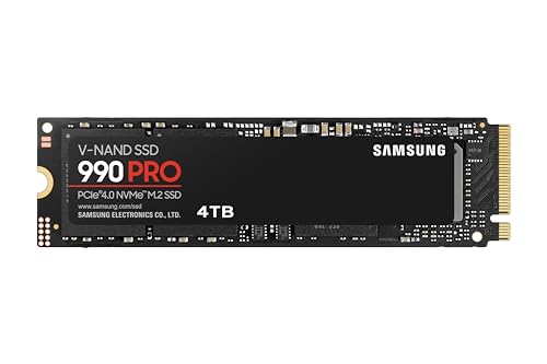 Samsung 990 Pro SSD 4TB M.2 NVME PCIe 4.0 7450/6900 MB/s - Disponibile in 2-4 giorni lavorativi Samsung