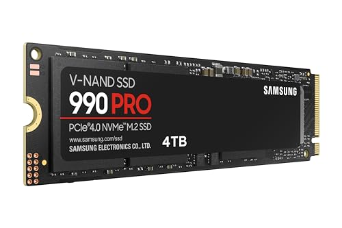 Samsung 990 Pro SSD 4TB M.2 NVME PCIe 4.0 7450/6900 MB/s - Disponibile in 2-4 giorni lavorativi Samsung