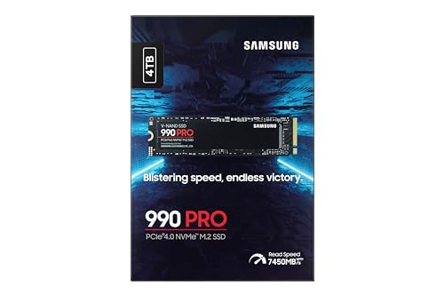 Samsung 990 Pro SSD 4TB M.2 NVME PCIe 4.0 7450/6900 MB/s - Disponibile in 2-4 giorni lavorativi Samsung