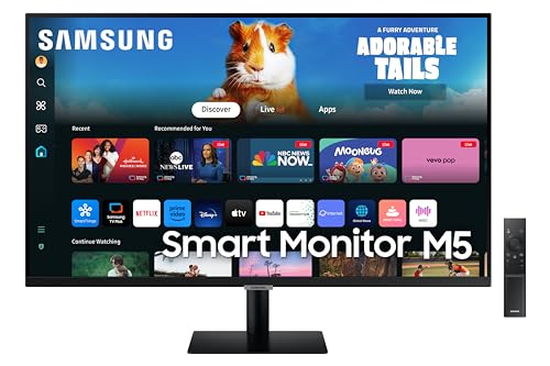 Samsung Smart Monitor M5 27" VA 60Hz Full HD 4ms Multimediale USB 2*HDMI - Disponibile in 2-4 giorni lavorativi Samsung