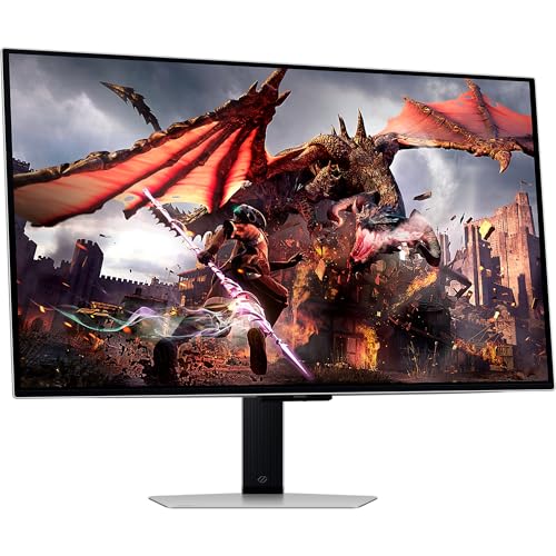 Samsung Odyssey OLED G8 G80SD Monitor 32" OLED 240Hz 4K UHD 0.03ms Multimediale Pivot Hub USB 2*HDMI/DisplayPort - Disponibile in 2-4 giorni lavorativi Samsung