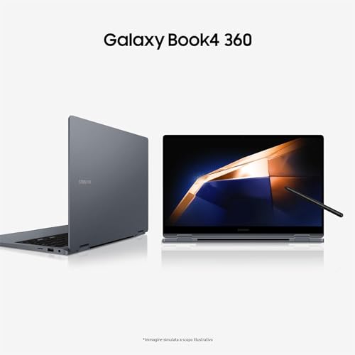 Samsung Galaxy Book4 360 Intel Core 7 150U 16GB Intel Iris Xe Graphics 512GB 15.6" Full HD Win Pro 11 - Disponibile in 2-4 giorni lavorativi Samsung