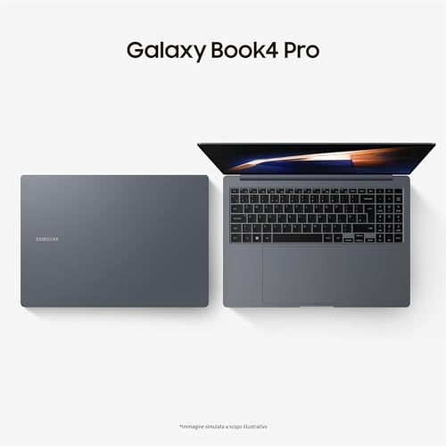 Samsung Galaxy Book4 Pro Intel Core Ultra 7 155H 16GB Intel Arc Graphics 1TB 16" WQXGA+ Win 11 Pro - Disponibile in 2-4 giorni lavorativi Samsung