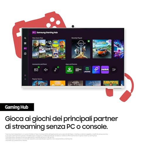 Samsung Smart Monitor M8 32" VA 60Hz 4K UHD 4ms Multimediale Pivot HUB USB HDMI - Disponibile in 2-4 giorni lavorativi Samsung