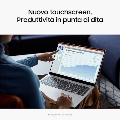 Samsung Galaxy Book4 Pro Intel Core Ultra 7 155H 16GB Intel Arc Graphics 1TB 16" WQXGA+ Win 11 Pro - Disponibile in 2-4 giorni lavorativi Samsung