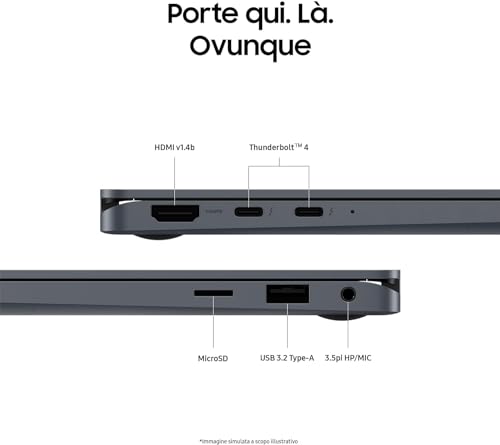 Samsung Galaxy Book4 360 Intel Core 7 150U 16GB Intel Iris Xe Graphics 512GB 15.6" Full HD Win Pro 11 - Disponibile in 2-4 giorni lavorativi Samsung