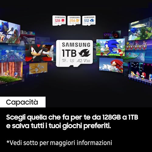 Samsung Sonic PRO Plus Scheda MicroSDXC 512GB - Limited Edition - Disponibile in 2-4 giorni lavorativi Samsung
