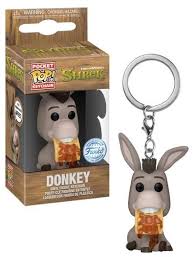 FUNKO POP Keychain: Shrek DreamWorks 30th- Donkey Funko